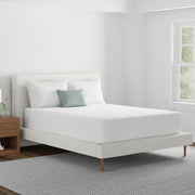 AllerEase CleanBoost Plush Knit Mattress Cover Protector, Waterproof, King, Fitted with Elastic Anchor Bands