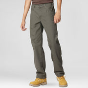 Dickies Relaxed-Fit Straight-Leg Carpenter Duck Jeans for Men - Rinsed Moss Green - 32x32