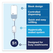 Essity Tork Elevation Liquid Skincare Dispenser, 1 Liter High Capacity, Drip-Free Pump, White