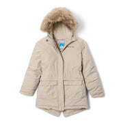 Columbia Girls Nordic Strider II Jacket, Waterproof Breathable, Omni-Heat Infinity, Dark Stone, Medium, 209024
