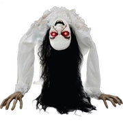 Haunted Hill Farm HHLADY-11FLSA 35 in. Lifesize Animatronic Possessed Woman with Lights and Sound