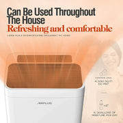 Airplus Airplus2008 70 Pint 4500 Sq. ft Dehumidifier With Drain Hose, White