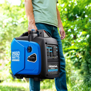 Gewna 2550W Gas Inverter Generator, Blue