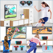 Tokluck Switch Sports Accessories Bundle with Organizer Station for Nintendo Switch/OLED Console & Controller