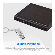 Romacci DVD-225 Home DVD Player DVD Disc Player Digital Player AV Output with Remote Control