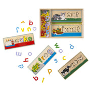 Melissa & Doug 2940 See & Spell Wooden Educational Toy With Spelling Boards