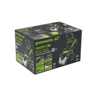 Greenworks North America PW3000HYB25 Hybrid Electric Pressure Washer, 60V, 3000 PSI, 2.0 GPM, Red, Includes 2x 5.0Ah Batteries and Dual-Port Charger