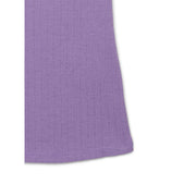 Wonder Nation Girls Ribbed Pointelle Keyhole T-Shirt, LP (10/12 PLus), Mystic Purple - 60% Cotton