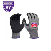 Milwaukee 48-73-7011 Cut Level 7 High-Dexterity Nitrile Dipped Gloves, M Gray