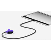 Logitech Swytch Laptop Link for Meeting Rooms, USB Type A and C, DisplayLink Plug-and-Display, 60W Power Delivery, Graphite, 952-000009