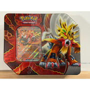 Pokemon TCG Paradox Destinies Tin with Exclusive Gouging Fire EX Card and 5 Booster Packs - 6 Years and Up