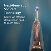 Philips Sonicare 6400 Series Electric Toothbrush, Pressure Sensor, 9 Settings, Rechargeable, White, HX7410/04