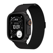 Ultra Supply Co Milanese Watch Band for Apple Watch Ultra 49mm, Black, Magnetic Clasp, Waterproof