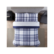 Serta Scott Complete Bedding Set With Sheets - BLUE ONE SIZE