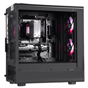 Advanced Battlestations ABS Cyclone M Aqua Gaming Desktop Computer, Intel Core i5-14400F, MSI GeForce RTX 5060 8GB GDDR7, 16GB DDR4 RAM, 1TB PCIe 4.0 NVMe SSD, Windows 11 Home, Black
