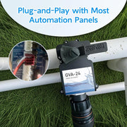 XWYXSTG GVA24 Pool Valve Actuator, 24V, 15-Foot Cable, Replacement for 2-Port and 3-Port Valves, Waterproof, Corrosion-Resistant Metal Gears