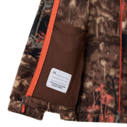 Columbia Boys Zing III Fleece Jacket, Tobacco Deschutrees Print, Medium, Polyester, Full Zipper, Elastic Cuffs, 161826