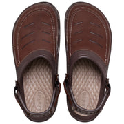 Crocs Yukon Vista II LiteRide Clogs for Men - Espresso/Mushroom - 11M