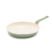 GreenPan Essence 12in Ceramic Nonstick Frypan, Diamond-Infused Coating, Oven Safe to 350F, Stay-Cool Bakelite Handle, Sage Green