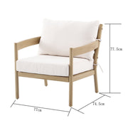 Better Homes & Gardens BH5628059664003 Astrid Outdoor Lounge Chair, 2 Pack, Yellow