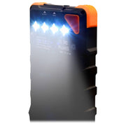 ToughTested TT-PBW-SW16 Fast Charging Solar Power Bank with Flashlight, 16,000mAh, IP65 Waterproof - Black