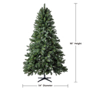 Holiday Time TG76M4JAKX00 7.5' Donner Fir Green Artificial Christmas Tree, 1,270 Branch Tips