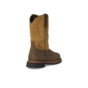 Thorogood Western Wellington Waterproof Composite Toe Work Boots for Men, Brown, Full-Grain Leather, Slip-Resistant Outsole, 11in, 804-4338