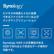 Synology Plus Series 4TB 3.5-Inch SATA III Internal NAS Hard Drive, 5400 RPM, 256MB Cache, HAT33004T