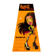 MGA Entertainment Bratz Scorchin' Sasha Fashion Doll, Articulated, Moto-Inspired Racing Jacket and Leather Mini Skirt, Removable Clothes and Accessories, Pink Lipstick Heels, Sunglasses