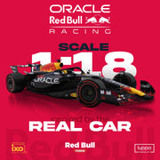 Luppa Formula 1 RB19 Model Kit, 1:18 Scale, 140-Piece Die-Cast Collectible Inspired by Checo Prez and Max Verstappen