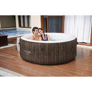 SaluSpa 60132E Madrid Smart AirJet Outdoor Round Inflatable Hot Tub with App Control 2-4 Person with Pump #P09144