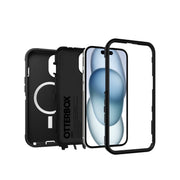 OtterBox Defender Series Pro MagSafe Case for Apple iPhone 16e, 15, 14, 13, Tri-Layer Defense, Black
