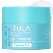 TULA 24-7 Moisture Hydrating Day & Night Face Moisturizer, Fragrance Free, 1.5 oz, with Watermelon & Apple Extract 94190122