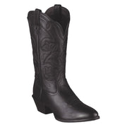 Ariat Heritage Western R-Toe Western Boots for Ladies - Black Deertan - 6.5 M