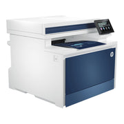 HP Color LaserJet Pro 4301fdn AI-Enabled Color All-in-One Laser Printer, Fast 35 ppm, Auto Duplex, Ethernet & USB, White Blue