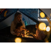 Pacific Play Tents Glow in the Dark Firefly Bed Tent, Blue, Fits Twin Size Mattress, Portable Play Tent for Kids, 77 In x 38 In x 35 In, 19820