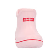 Xtratuf TUFS Big Kids Ankle Deck Boot, Waterproof, Slip Resistant, Bubble Gum, Size 3, XKTF400Y