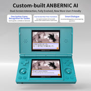 Anbernic RG DS Handheld Game Console, Dual-Screen, Android 14, 40000mAh Battery, Turquoise