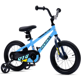 RoyalBaby Cycle Rocket 14 Inch Kids Bike, Carbon Steel Frame, Coaster Brake, Quick-Release Adjustments, Light Blue, RB14B-6.1B2