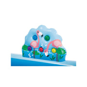 Intex Jungle Adventure Inflatable Play Center, Two Pools with Water Slide, Blue, 96 x 78 x 28 in