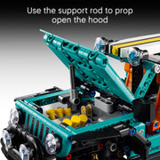 LEGO Technic Jeep Wrangler Rubicon SUV Building Kit, 723 Pieces, Multicolor, Ages 10+, 42227