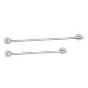 Signature Hardware Lexia 24-Inch Polished Brass Wall-Mounted Towel Bar, Metal Construction, SHLE24TBPB