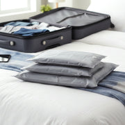 MagicBag Travel Compression Bags, 4 Pack Variety Flat Vacuum Storage Bags, Airtight, Space Saving, Clear, 5931452-200
