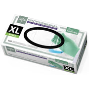 Medline Professional Series Aloetouch Disposable Nitrile Gloves, Powder-Free, Aloe Infused, Textured Grip, Green, X-Large, Pack of 1000, PRO31764