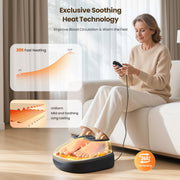 RENPHO P-WMF01 Foot Massager with Heat, Shiatsu Deep Kneading Massage, Soothing Warmth up to 140F, Gray