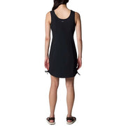 Columbia All Seasons Women's Dress, Sleeveless Sheath, Black, Small, UPF 50 Sun Protection, Omni-Shield Repellency, Comfort Stretch Fabric, 2119611010S
