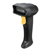 Adesso NuScan 2500 2D Barcode Scanner, Dual Wireless Bluetooth and 2.4GHz, Handheld, 12 in Scan Distance, Antimicrobial Spill-Resistant Casing, Charging Cradle Included