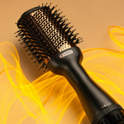 TYMO HC300 Volumizer Hot Air Brush 1200W Titanium Barrel Ionic Technology, Gold Black