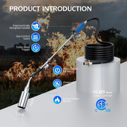 SEVENMEET HP516 Propane Torch Weed Burner Kit, High Output Weed Torch with 11.5FT Hose