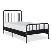 Mainstays Kids Twin Size Metal Platform Bed Frame, Durable Steel Construction, Low-Profile Design, Black